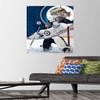 Trends International NHL Winnipeg Jets - Connor Hellebuyck 20 Wall Poster with Push Pins view 2