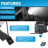 Nightstick TSM-16G 150-Lumen Rechargeable Tactical Light w/Green Laser Sight - IP-X4 Water-Resistant Handgun Lights for Springfield Armory Hellcat view 4