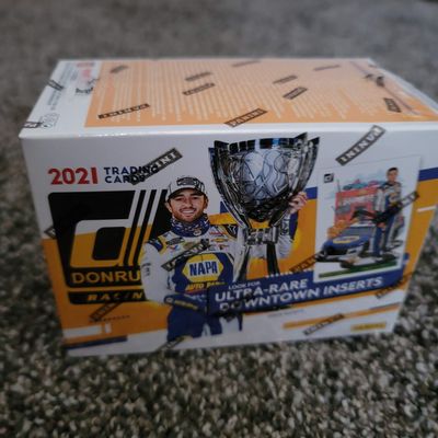 Donruss 2021 PANINI NASCAR Blaster Box (7 Packs, 8 Cards Per Pack) Factory Sealed