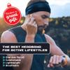E Tronic Edge Running Headbands for Men, Women, Boys and Girls, Sports Sweatbands for Basketball, Yoga, Exercise, Workout, Quick Drying and Non-Slip Workout Stretchy Hairband, 3 Pack Multi 2 view 2