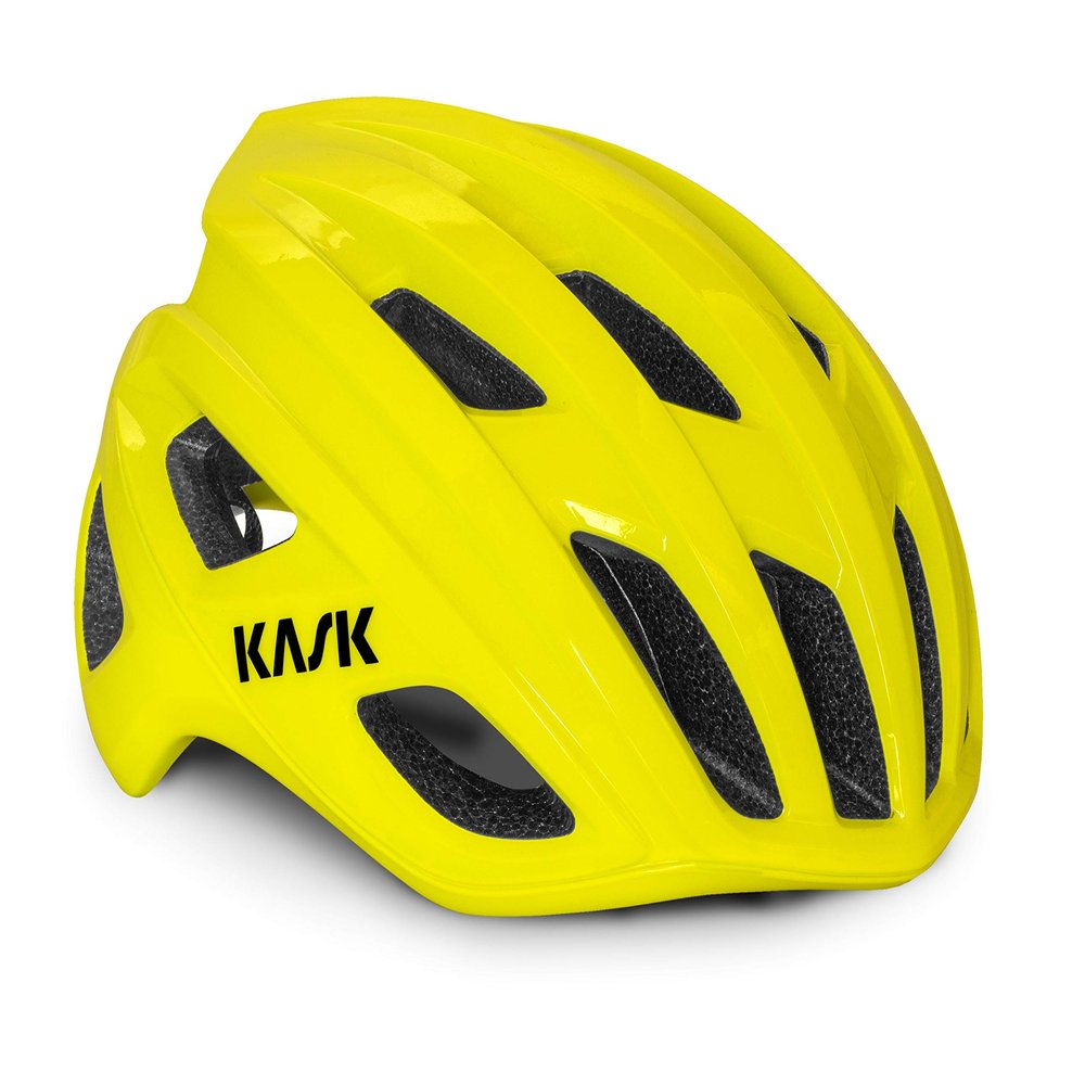 KASK Adult Road Bike Helmet Mojito Cubed WG11 Yellow Fluo [Size 56]