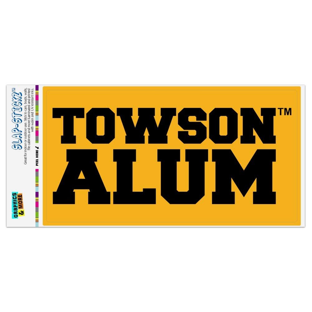GRAPHICS & MORE Towson University Tigers Alumn Automotive Car Window Locker Bumper Sticker
