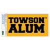 GRAPHICS & MORE Towson University Tigers Alumn Automotive Car Window Locker Bumper Sticker view 1