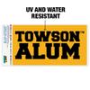 GRAPHICS & MORE Towson University Tigers Alumn Automotive Car Window Locker Bumper Sticker view 2