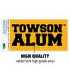 GRAPHICS & MORE Towson University Tigers Alumn Automotive Car Window Locker Bumper Sticker view 3