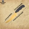 Snake Eye Tactical 9" Full Tang Tactical Knife with Sharpener & ABS Plastic Sheath (Gold) view 2