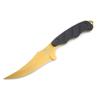 Snake Eye Tactical 9" Full Tang Tactical Knife with Sharpener & ABS Plastic Sheath (Gold) view 4
