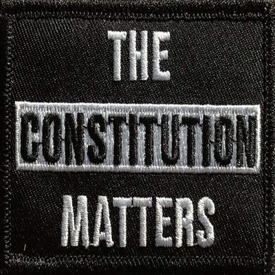 2"x3" The Constitution Matters Patch