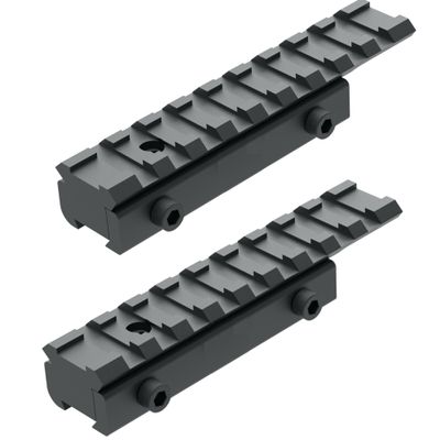 Sniper DV11 3/8" to 7/8" Dovetail to Picatinny Adapter Mount, Low Profile Dovetail to Picatinny Rail Adapter 11mm to 20mm Picatinny Rail Riser Mount (2pcs)