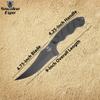 Snake Eye Tactical 9" Full Tang Tactical Knife with Sharpener & ABS Plastic Sheath (Black) view 2