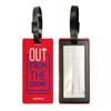 Out from The Crowd Silicone Travel ID Tag for Luggage and Suitcases (Style 4 - OFTC Red) view 2
