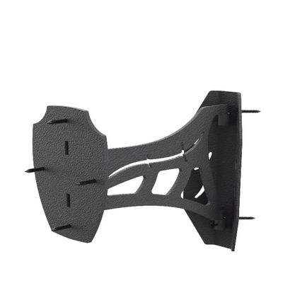 Skull Hooker Small/Medium Steel Powder-Coated Game Corner Shoulder Mount with Single 10-inch Swing Arm, Black