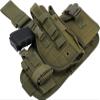 Evike Airsoft - Matrix Drop Leg MOLLE Platform w/Holster and Pouch Set (Color: OD Green) view 1