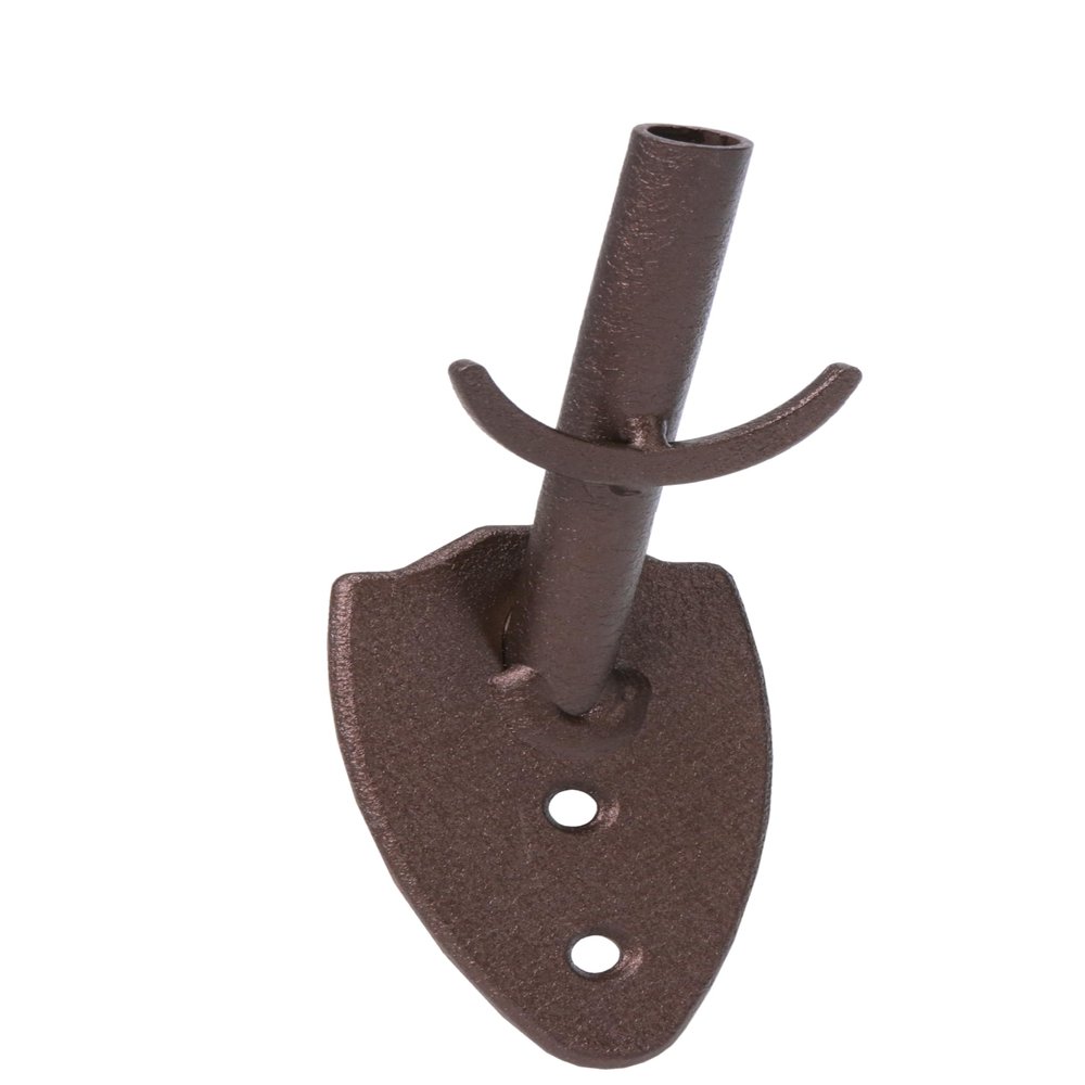 Skull Hooker Powder-Coated Steel Big Game Hook Flush Display Wall Mount, Mounts Bear, Deer & Antelope Specie Skulls, Brown