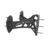 Skull Hooker Small/Medium Game Steel Powder-Coated Dual Shoulder Mount with 8-inch Swing Arm, Black view 2