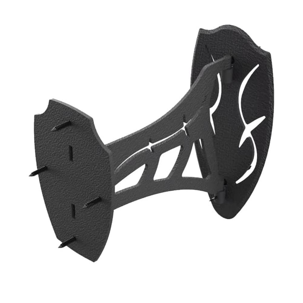 Skull Hooker Small/Medium Game Steel Powder-Coated Dual Shoulder Mount with 8-inch Swing Arm, Black