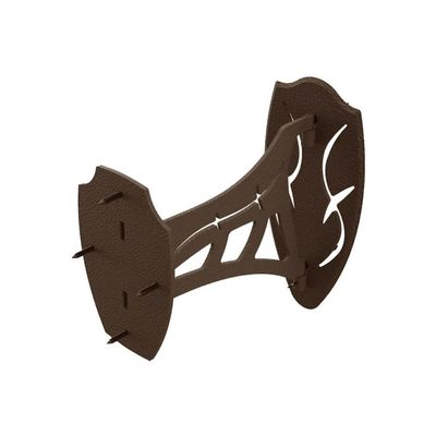 Skull Hooker Small/Medium Game Steel Powder-Coated Dual Shoulder Mount with 8-inch Swing Arm, Brown