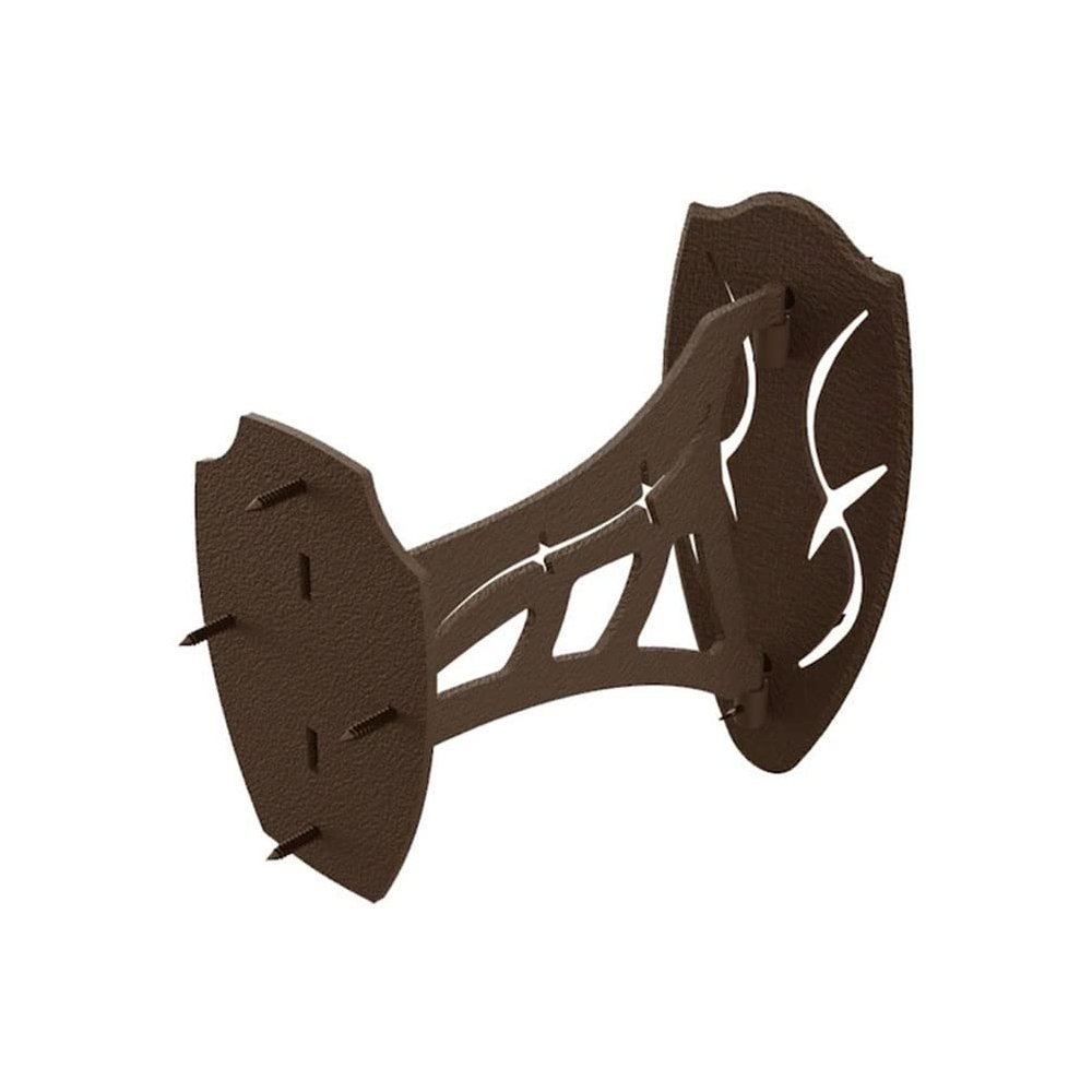 Skull Hooker Small/Medium Game Steel Powder-Coated Dual Shoulder Mount with 8-inch Swing Arm, Brown