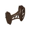 Skull Hooker Small/Medium Game Steel Powder-Coated Dual Shoulder Mount with 8-inch Swing Arm, Brown view 1