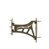 Skull Hooker Small/Medium Game Steel Powder-Coated Dual Shoulder Mount with 8-inch Swing Arm, Brown view 3