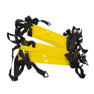 Full Size Agility Ladder & 8 Speed Cones Training Set, Carrying Bag, Great Agility Training Equipment with Drill Charts, Enhance Footwork, Balance Great for Soccer, Football, Hockey Basketball