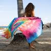 Elite Trend Microfiber Beach Towel Waffle for Adults with Bag - Extra Large 78x35 inch Lightweight Sand Free Quick Dry Towel for Travel, Swimming, Yoga, Camping (Tie Dye) view 3