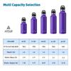 Arslo Stainless Steel Double Wall Water Bottles 17 Ounce, Vacuum Insulated Bottle With Straw Lid, Insulated Water Bottle Keeps Water Cold for 24 Hours, Hot for 12 Hours, Hiking, Sports view 2