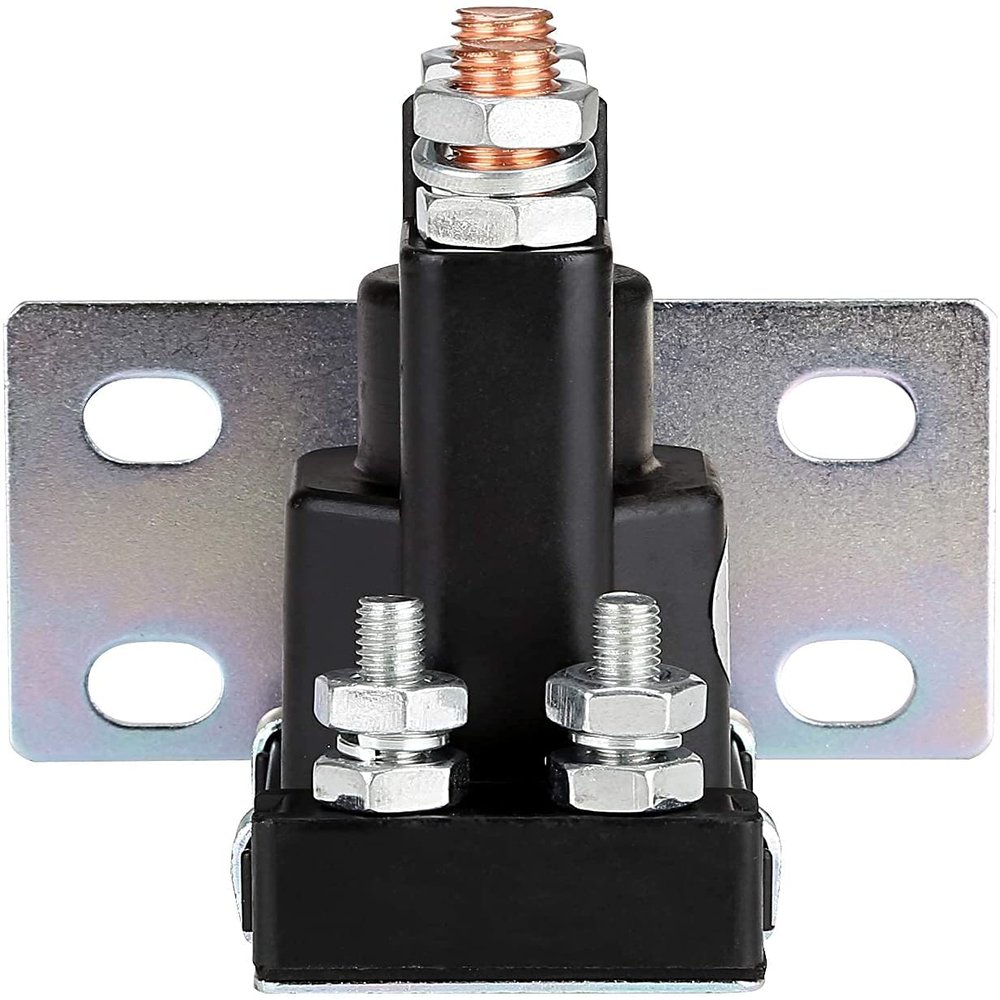 Viefow 14V Golf Cart Solenoid Replacement EZGO TXT Gas 4 Terminal Solenoid 1994-Up 27153-G01, 27153G01, 612813