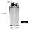 Jinberry 500ml/17Oz Cute Leakproof Milk Carton Water Bottle Portable Drinkware for Outdoor Climbing Tour or Camping view 2
