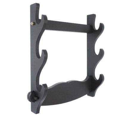 CXM WLONG 'ART Density Board Wall Mount Sword Katana Wood Made Bracket Samurai Sword Stand Hanger Support Holder3 Story