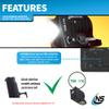 Nightstick TSM-11G 150- Lumen Rechargeable Tactical Light w/Green Laser Sight -IP-X4 Water-Resistant Handgun Lights for Glock G42, G43, G43X & G48 view 3