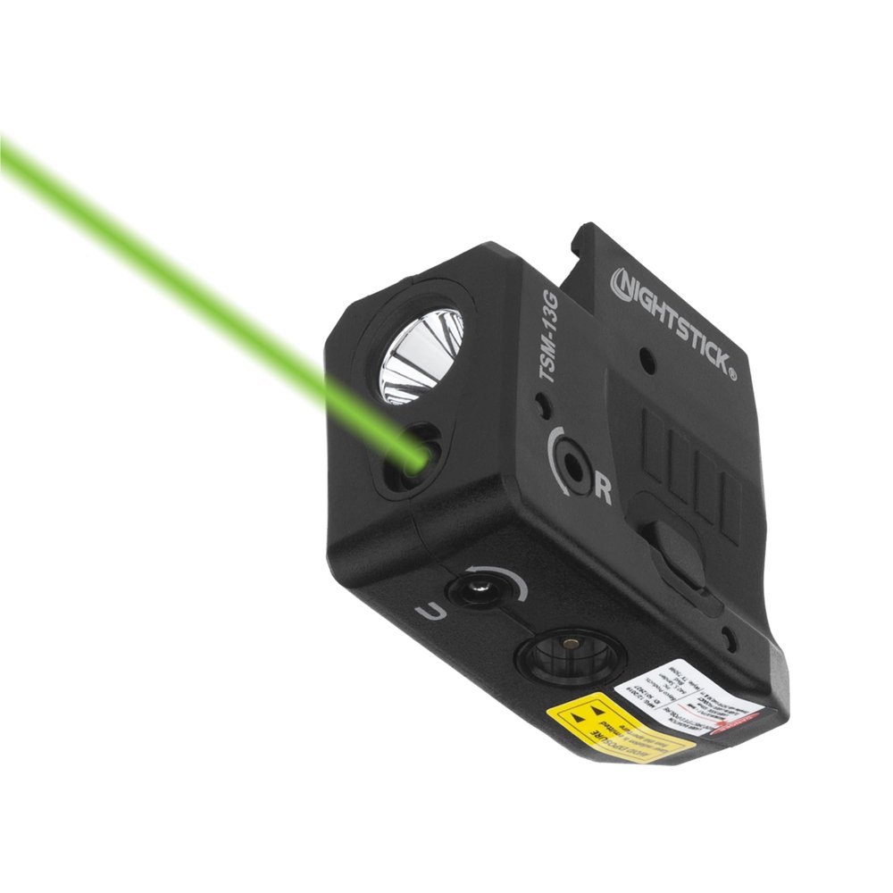 Nightstick TSM-13G 150-Lumen Rechargeable Tactical Light w/Green Laser Sight -IP-X4 Water-Resistant Handgun Lights for Sig Sauer P365, 365XL & 365SAS