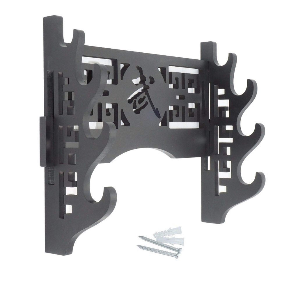 CXM WLONG 'ART Density Board Wall Mount Sword Katana Wood Made Bracket Samurai Sword Stand Hanger Support Holder3 Story