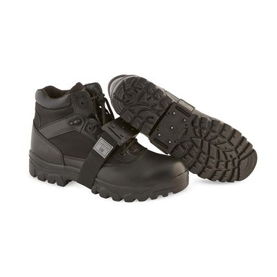 K1 Mid-Sole Ice Cleats for Men & Women - Rotatable Traction Aids For Winter Snow - Low Profile - Black
