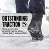 K1 Mid-Sole Ice Cleats for Men & Women - Rotatable Traction Aids For Winter Snow - Low Profile - Black view 2