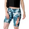 FOCO Miami Dolphins NFL Womens Team Color Tie Dye Bike Shorts - S view 1