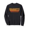 Breckenridge Colorado 70s 80s Style Retro Outdoors Men Women Sweatshirt view 1