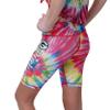 FOCO Green Bay Packers NFL Womens Tie Dye Bike Shorts - L view 2