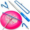 Rogue Iron Sports Disc Golf Retriever Pole Telescoping Disc Golf Accessories Grabber 16 inches to 16ft (Blue, 1, Inches, 1, Inches, 1, Inches, 16.00, Inches, 1, Inches) view 1