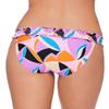 Salt + Cove Womens Juniors Kaleidescope Hipster Smocked Swim Bottom Separates (Multi, Medium) view 3