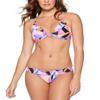 Salt + Cove Womens Juniors Kaleidescope Hipster Smocked Swim Bottom Separates (Multi, Medium) view 4