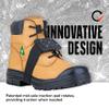K1 Mid-Sole Ice Cleats for Men & Women - Rotatable Traction Aids For Winter Snow - Original Profile - Black view 3