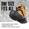 K1 Mid-Sole Ice Cleats for Men & Women - Rotatable Traction Aids For Winter Snow - Original Profile - Black view 4