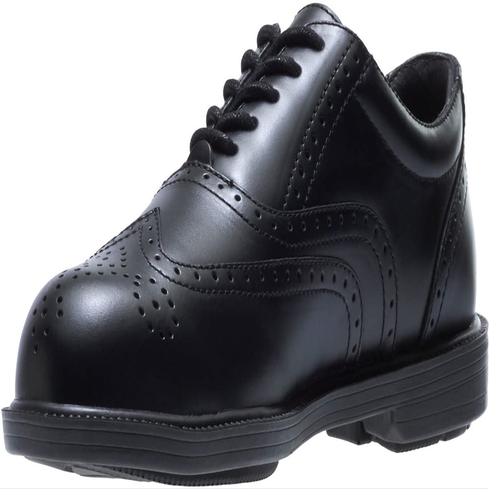 Hush Puppies Professionals, Men's, Black, Steel Toe, EH, Wing Tip Oxford (6.5 E)