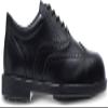 Hush Puppies Professionals, Men's, Black, Steel Toe, EH, Wing Tip Oxford (6.5 E) view 3