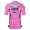 SGCIKER Marco Pantani Pink Pro Team Retro Mercatone Uno Cycling Jersey Set Mens Summer Short Sleeve Breathable MTB Bike Clothing Bib Sets 9D Gel Pad(L) view 4