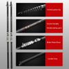 Carbon Fiber 2.7m 3.6m 4.5m 5.4m 6.3m Rock Fishing Rod Telescopic Portable Carp Rods Travel Ultralight Feeder Spinning Rod Boat Sea (Length : 6.3 m) view 2