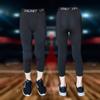 Unlimit for 4-16 yrs, Youth Basketball Pants with Knee Pads, 3/4 Capri Compression Pants for Boys. (Black, XS: for 4-5 yrs) view 2