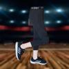 Unlimit for 4-16 yrs, Youth Basketball Pants with Knee Pads, 3/4 Capri Compression Pants for Boys. (Black, XS: for 4-5 yrs) view 3
