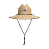 FOCO Mens Ncaa College Team Logo Floral Lifeguard Beach Sun Straw Hat, Team Logo view 4